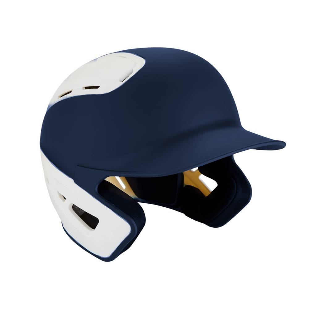 Mens Mizuno B6 Baseball Batting Helmet Navy/White Philippines (HZNSWM749)